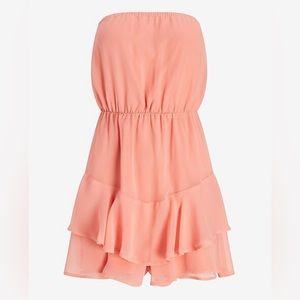 Express strapless romper size medium